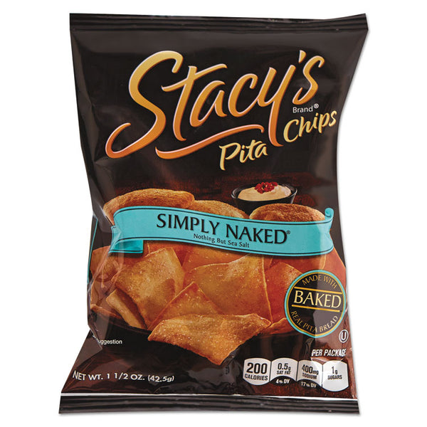 Stacy's® Pita Chips, 1.5 oz Bag, Original, 24/Carton (LAY52546)