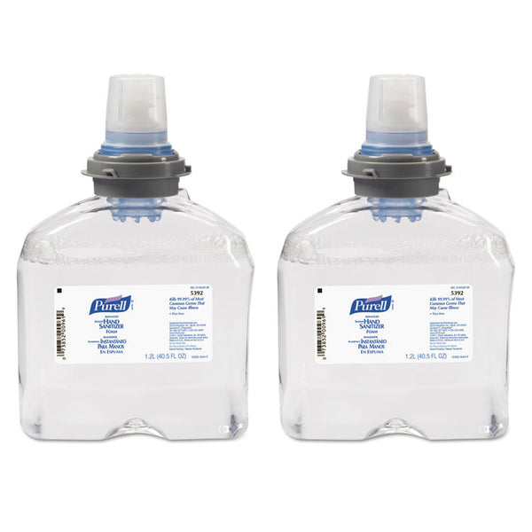 PURELL® Advanced TFX Refill Instant Foam Hand Sanitizer, 1,200 mL, Unscented, 2/Caton (GOJ539202CT)