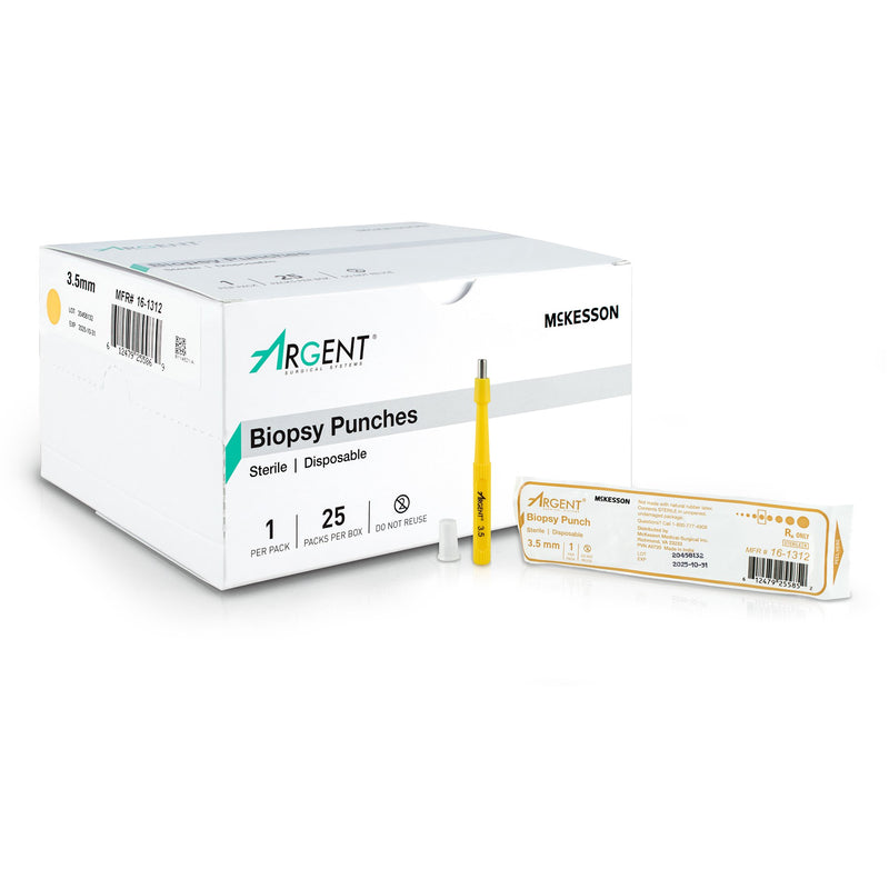 McKesson Argent™ Biopsy Punch Dermal 3.5 mm (1175173_EA) 1/EA