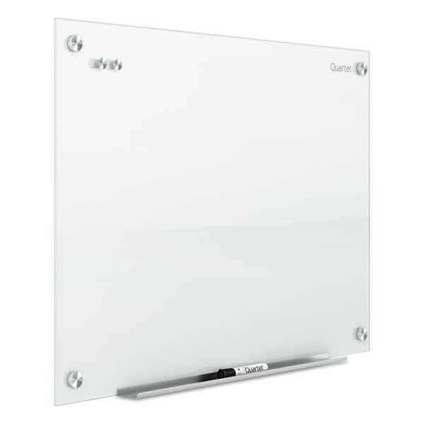Quartet® Infinity Glass Marker Board, 72 x 48, White Surface (QRTG7248W)