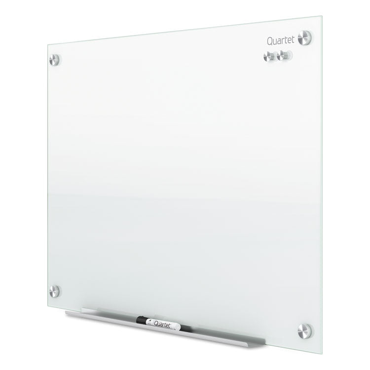 Quartet® Infinity Glass Marker Board, 24 x 18, White Surface (QRTG2418W) Each