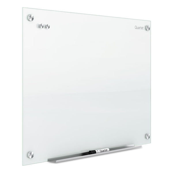 Quartet® Infinity Glass Marker Board, 36 x 24, White Surface (QRTG3624W)
