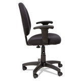 Alera® Alera Essentia Series Swivel Task Chair with Adjustable Arms, Supports Up to 275 lb, 17.71" to 22.44" Seat Height, Black (ALEVTA4810)