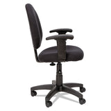 Alera® Alera Essentia Series Swivel Task Chair with Adjustable Arms, Supports Up to 275 lb, 17.71" to 22.44" Seat Height, Black (ALEVTA4810) Each