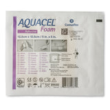 Aquacel® Foam Dressing 5 X 5 Inch With Border Waterproof Film Backing Silicone Adhesive Square Sterile (802594_EA) 1/EA