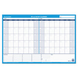 AT-A-GLANCE® 30/60-Day Undated Horizontal Erasable Wall Planner, 36 x 24, White/Blue Sheets, Undated (AAGPM23328) Each