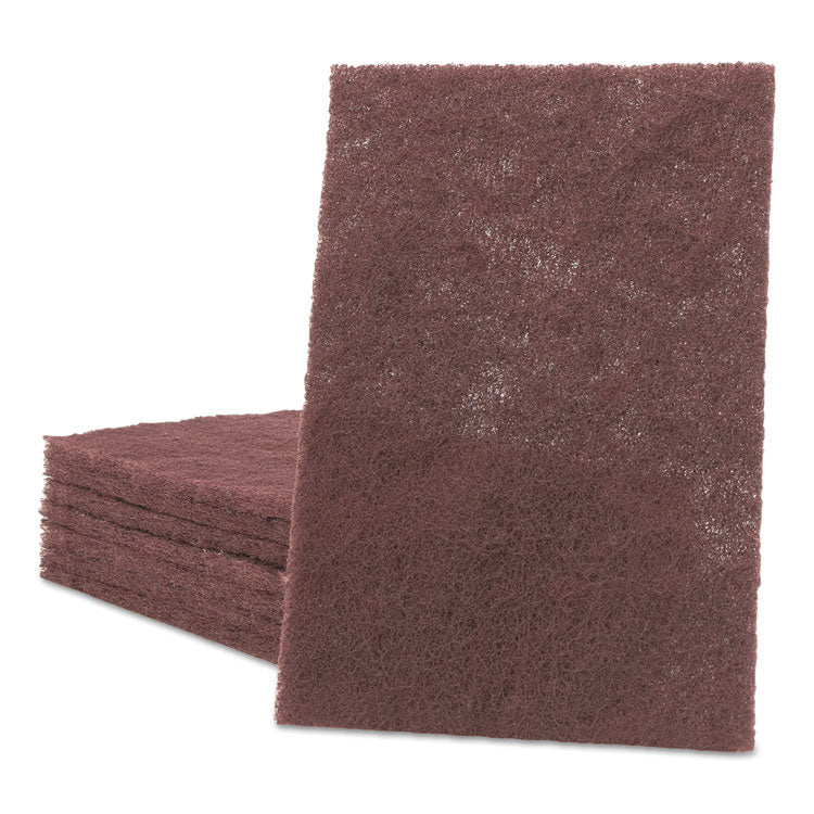 Scotch-Brite™ PROFESSIONAL General Purpose Hand Pad, 6 x 9, Maroon, 20/Box, 3 Boxes/Carton (MMM04029) Case of 20