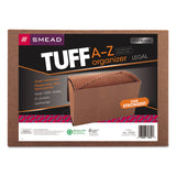 Smead™ TUFF Expanding Wallet, 21 Sections, Elastic Cord Closure, 1/21-Cut Tabs, Legal Size, Redrope (SMD70320)