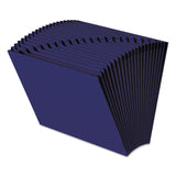 Smead™ Heavy-Duty Indexed Expanding Open Top Color Files, 21 Sections, 1/21-Cut Tabs, Letter Size, Navy Blue (SMD70720) Each