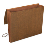 Smead™ Classic Expanding Wallets, 3.5" Expansion, 1 Section, Elastic Cord Closure, Letter Size, Redrope (SMD71353)