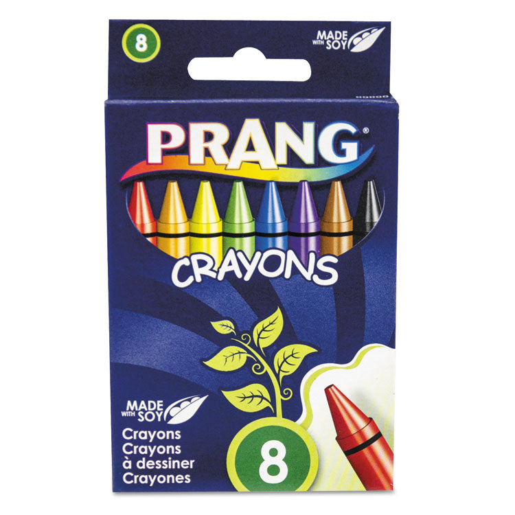 Prang Crayons Made with Soy, 8 Colors/Box (DIX00000) Box of 8