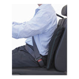 Master Caster® The ComfortMakers Deluxe Seat/Back Cushion, Memory Foam, 17 x 2.75 x 17.5, Black (MAS91061) Each
