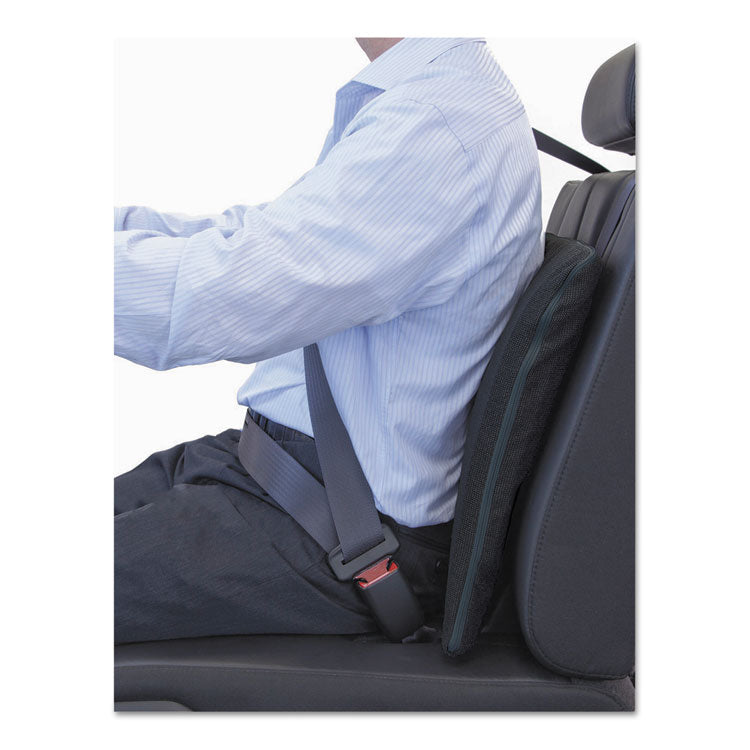 Master Caster® The ComfortMakers Deluxe Seat/Back Cushion, Memory Foam, 17 x 2.75 x 17.5, Black (MAS91061) Each