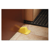 Master Caster® Giant Foot Doorstop, No-Slip Rubber Wedge, 3.5w x 6.75d x 2h, Safety Yellow (MAS00966) Each
