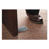 Master Caster® Big Foot Doorstop, No Slip Rubber Wedge, 2.25w x 4.75d x 1.25h, Gray, 2/Pack (MAS00972) Pack of 2