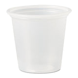 Dart® Polystyrene Portion Cups, 1.25 oz, Translucent, 2,500/Carton (DCCP125N)