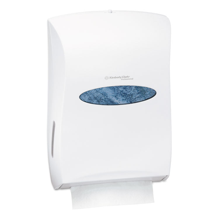 Kimberly-Clark Professional* Universal Towel Dispenser, 13.31 x 5.85 x 18.85, Pearl White (KCC09906)