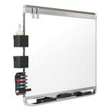 Quartet® Prestige 2 DuraMax Magnetic Porcelain, 96 x 48, White Surface, Silver Aluminum/Plastic Frame (QRTP558AP2) Each