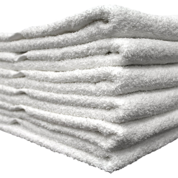 Royal Gold Foundations Bath Towel 20 X 40 Inch OE Cotton 86% / Polyester 14% White Reusable (1123358_DZ) 12/DZ