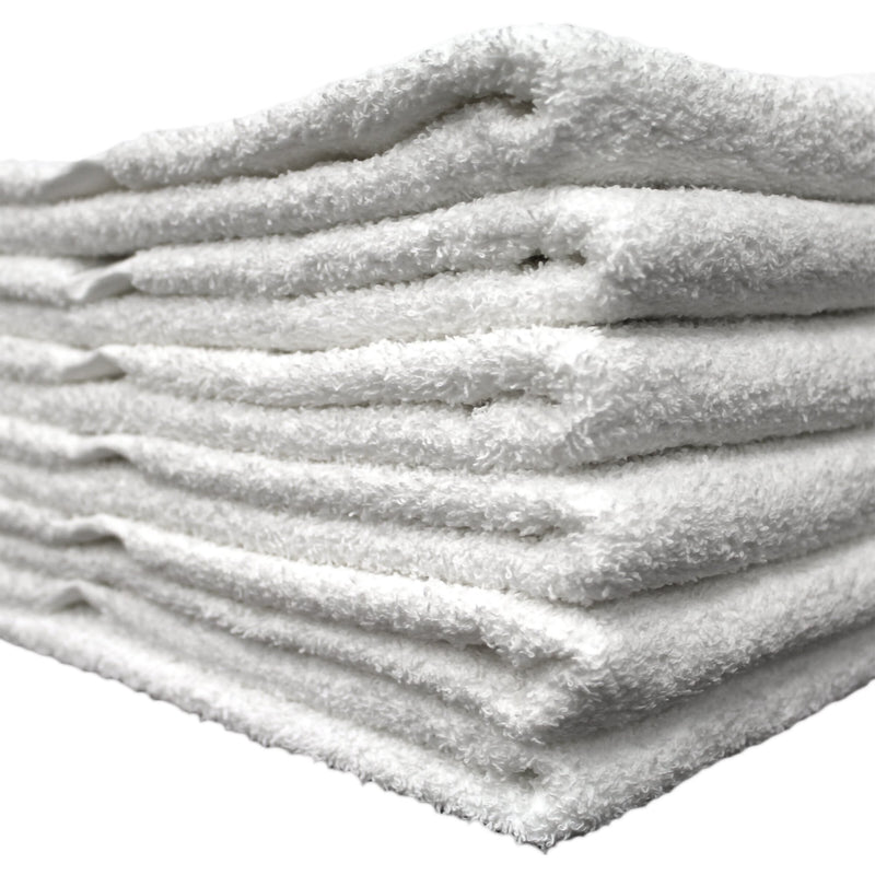 Royal Gold Foundations Bath Towel 20 X 40 Inch OE Cotton 86% / Polyester 14% White Reusable (1123358_DZ) 12/DZ
