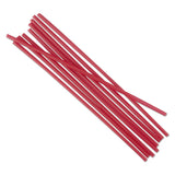 Boardwalk® Single-Tube Stir-Straws,5.25", Polypropylene, Red, 1,000/Pack, 10 Packs/Carton (BWKSTRU525R10) Case of 10000