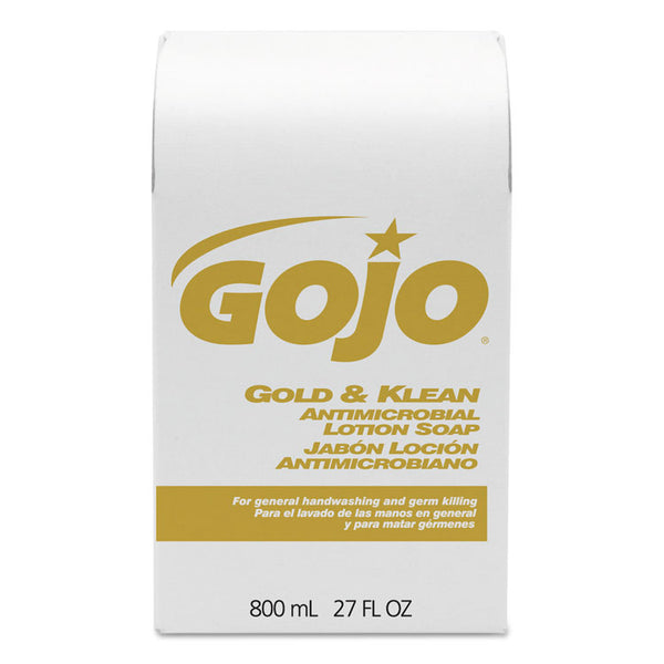 GOJO® Gold and Klean Lotion Soap Bag-in-Box Dispenser Refill, Floral Balsam, 800 mL (GOJ912712CT)