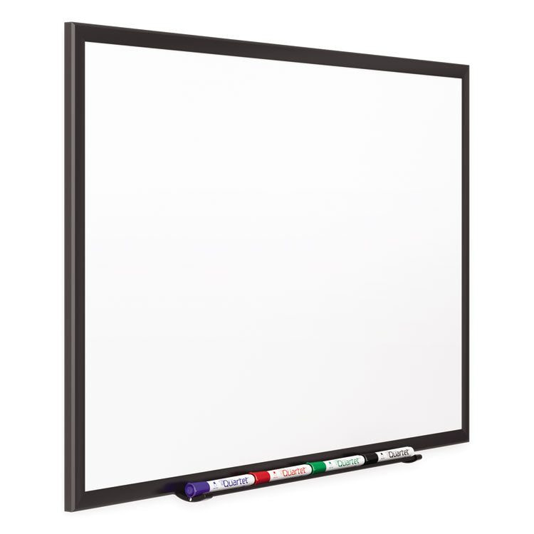 Quartet® Classic Series Porcelain Magnetic Dry Erase Board, 96 x 48, White Surface, Black Aluminum Frame (QRT2548B) Each