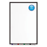 Quartet® Classic Series Porcelain Magnetic Dry Erase Board, 60 x 36, White Surface, Black Aluminum Frame (QRT2545B) Each
