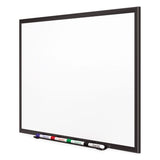 Quartet® Classic Series Porcelain Magnetic Dry Erase Board, 96 x 48, White Surface, Black Aluminum Frame (QRT2548B) Each