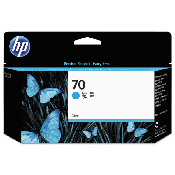 HP HP 70, (C9452A) Cyan Original Ink Cartridge (HEWC9452A)