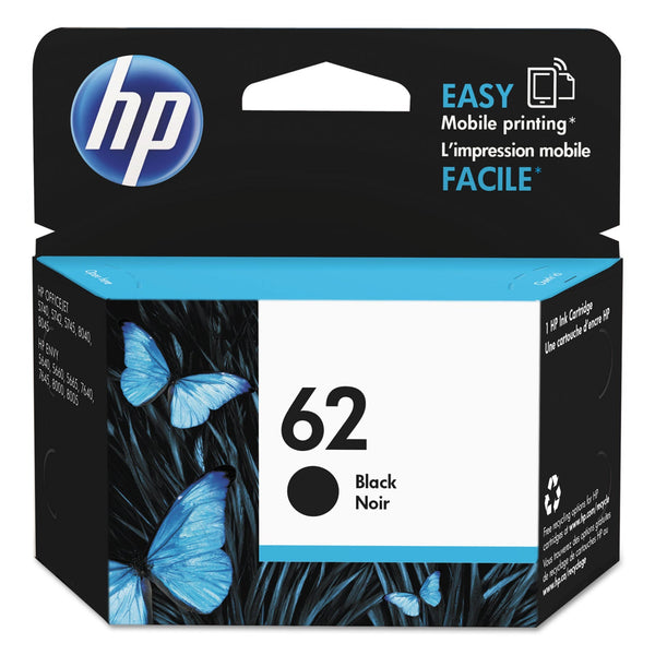 HP HP 62, (C2P04AN) Black Original Ink Cartridge (HEWC2P04AN)