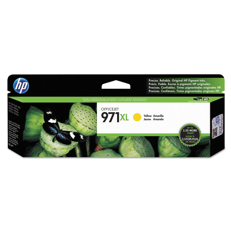 HP HP 971XL, (CN628AM) High-Yield Yellow Original Ink Cartridge (HEWCN628AM)