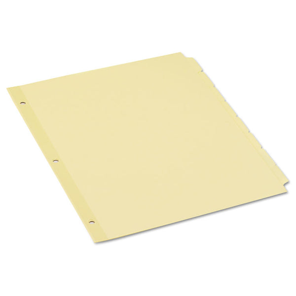 Universal® Self-Tab Index Dividers, 8-Tab, 11 x 8.5, Buff, 24 Sets (UNV20846)