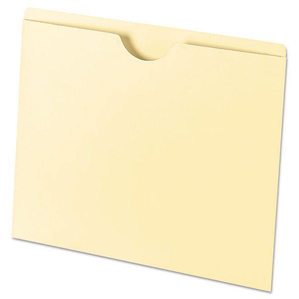 Universal® Economical Manila File Jackets, Letter Size, Manila, 100/Box (UNV72300)