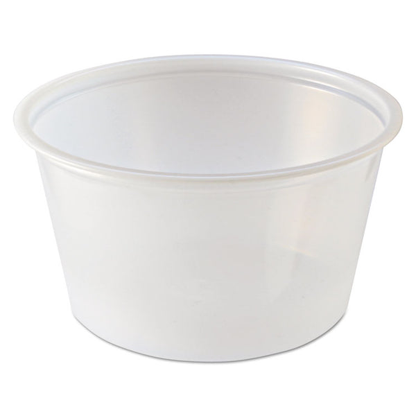 Fabri-Kal® Portion Cups, 2 oz, Clear, 250 Sleeves, 10 Sleeves/Carton (FABPC200)