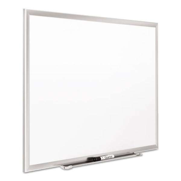 Quartet® Classic Series Porcelain Magnetic Dry Erase Board, 96 x 48, White Surface, Silver Aluminum Frame (QRT2548)