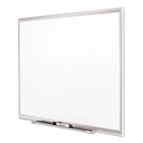 Quartet® Classic Series Porcelain Magnetic Dry Erase Board, 48 x 36, White Surface, Silver Aluminum Frame (QRT2544)