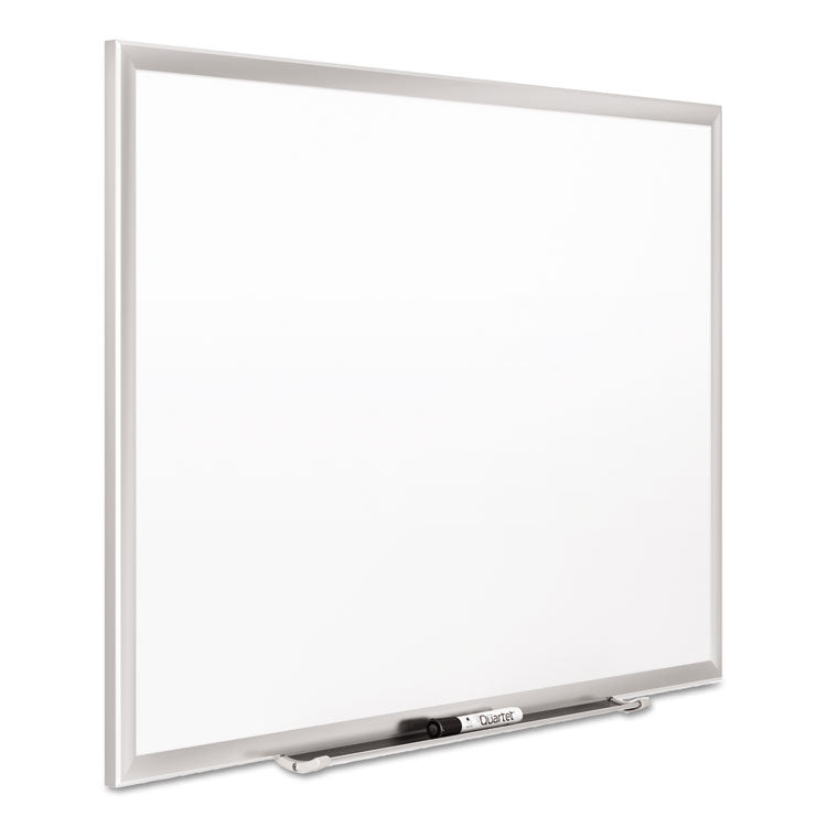 Quartet® Classic Series Porcelain Magnetic Dry Erase Board, 48 x 36, White Surface, Silver Aluminum Frame (QRT2544)