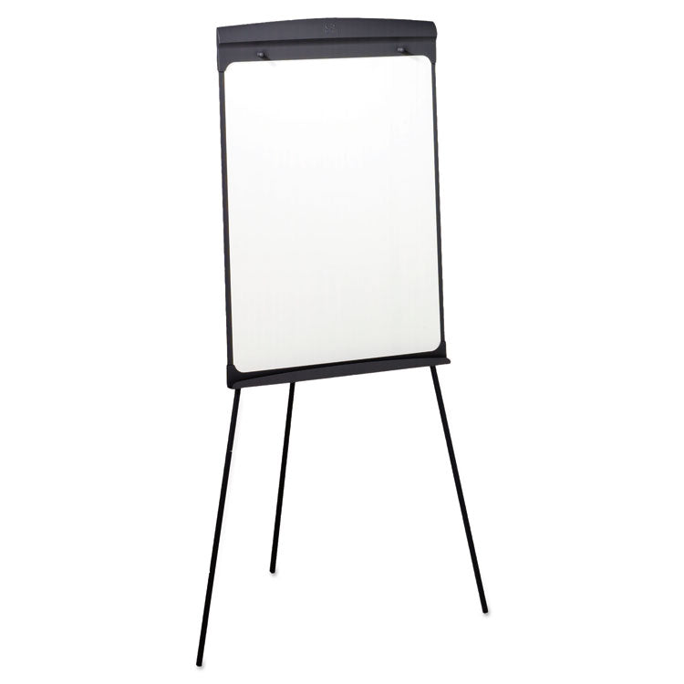Quartet® Magnetic Dry Erase Easel, 27 x 35, Graphite Surface, Graphite Plastic Frame (QRT67E) Each