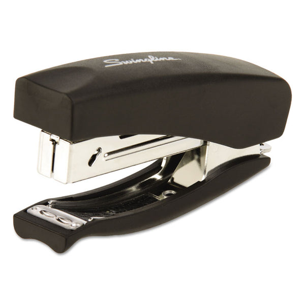 Swingline® Soft Grip Half Strip Hand Stapler, 20-Sheet Capacity, Black (SWI09901)