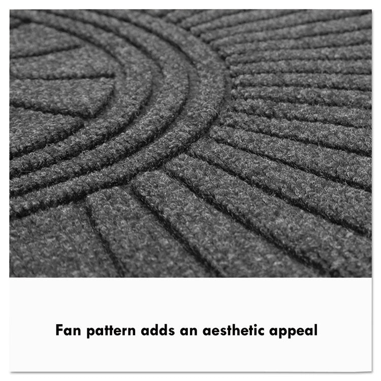 Guardian EcoGuard Diamond Floor Mat, Single Fan, 48 x 96, Charcoal (MLLEGDSF040804)