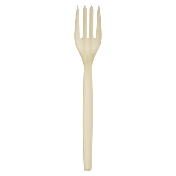 WNA EcoSense Renewable Plant Starch Cutlery, Fork, 7", 50/Pack (WNAEPS002PK)