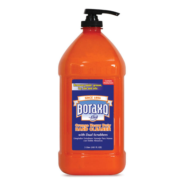 Boraxo® Orange Heavy Duty Hand Cleaner, 3 L Pump Bottle, 4/Carton (DIA06058CT)