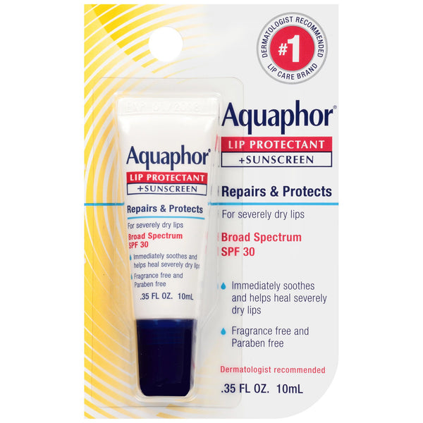 Aquaphor® Lip Protectant + Sunscreen Lip Balm .35 oz. Tube (1231865_CT) 6/CT