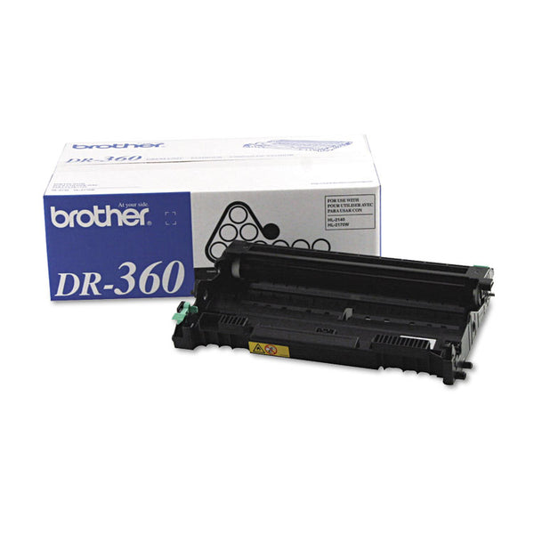 Brother DR360 Drum Unit, 12,000 Page-Yield, Black (BRTDR360)