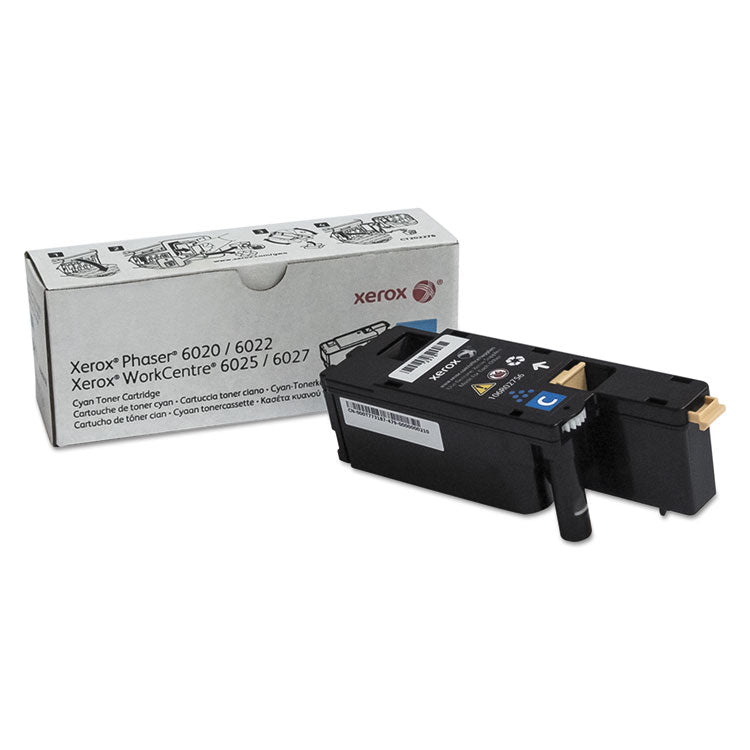 Xerox® 106R02756 Toner, 1,000 Page-Yield, Cyan (XER106R02756) Each