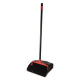 O-Cedar® Commercial MaxiPlus Lobby Dustpan, 13.5 x 36, 33" Handle, Plastic, Black/Red (NCP96208EA) Each