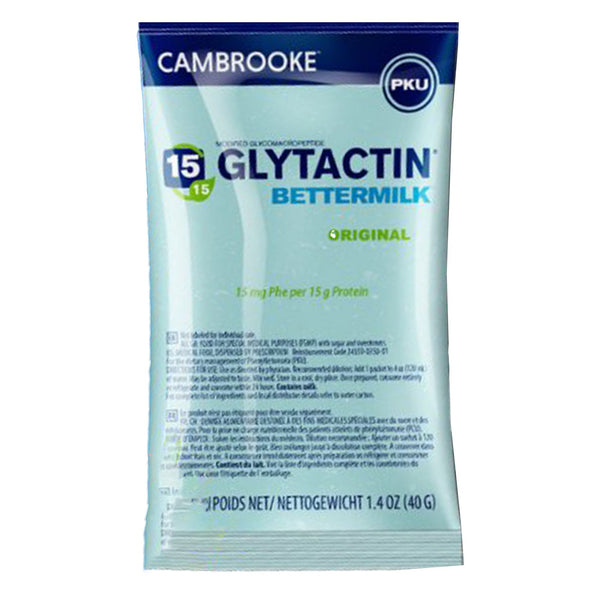 Glytactin® BetterMilk Oral Supplement Original Flavor Powder 1.4 oz. Individual Packet (1210114_CS) 30/CS