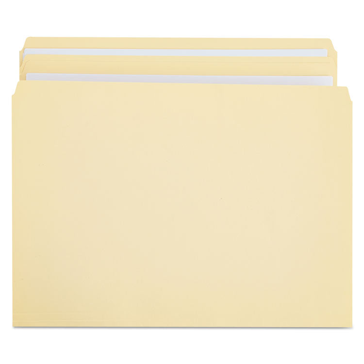 Universal® Double-Ply Top Tab Manila File Folders, Straight Tabs, Legal Size, 0.75" Expansion, Manila, 100/Box (UNV16120)