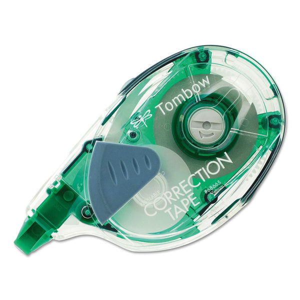 Tombow® MONO Refillable Correction Tape, Clear Applicator, 0.17" x 472" (TOM68665)